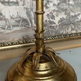 Golden palm floor lamp 70s