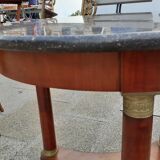 Ancient Gueridon with marble top side table empire style