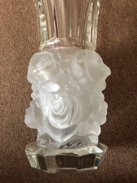 Vase 1930 heinrich hoffmann in the style of lalique