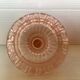 Old pink ring glassware from Scailmont Belgium