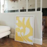 Yellow patterned table