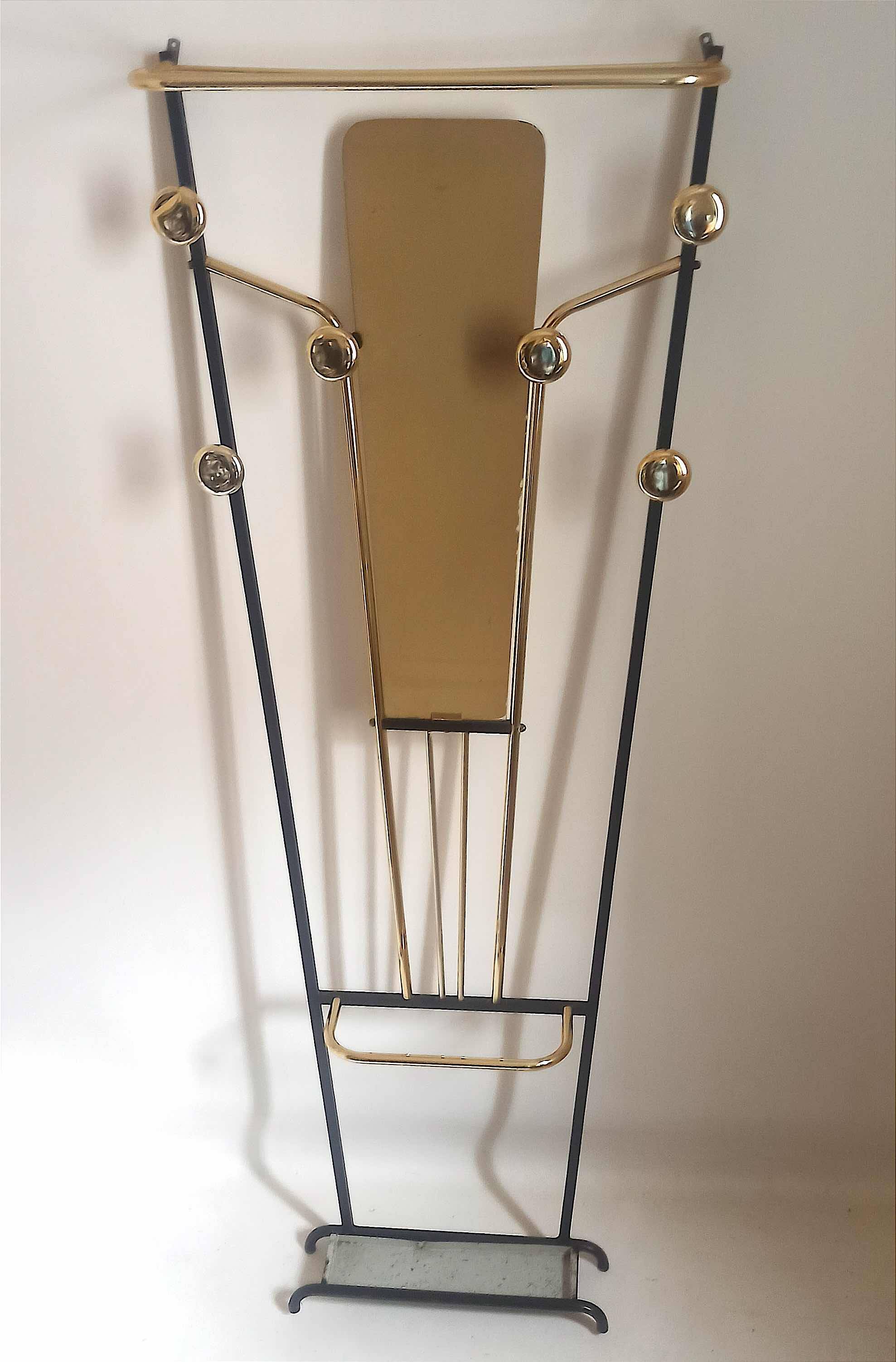 50s cloakroom wall hook Height 177.3 cm