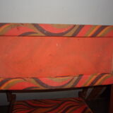 Folding chair wood camping Scandinavian style 1960