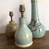 matching signed ceramic lamp bases