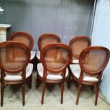 Set of 6 Louis XVI style chairs