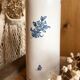 Painted stoneware bottle