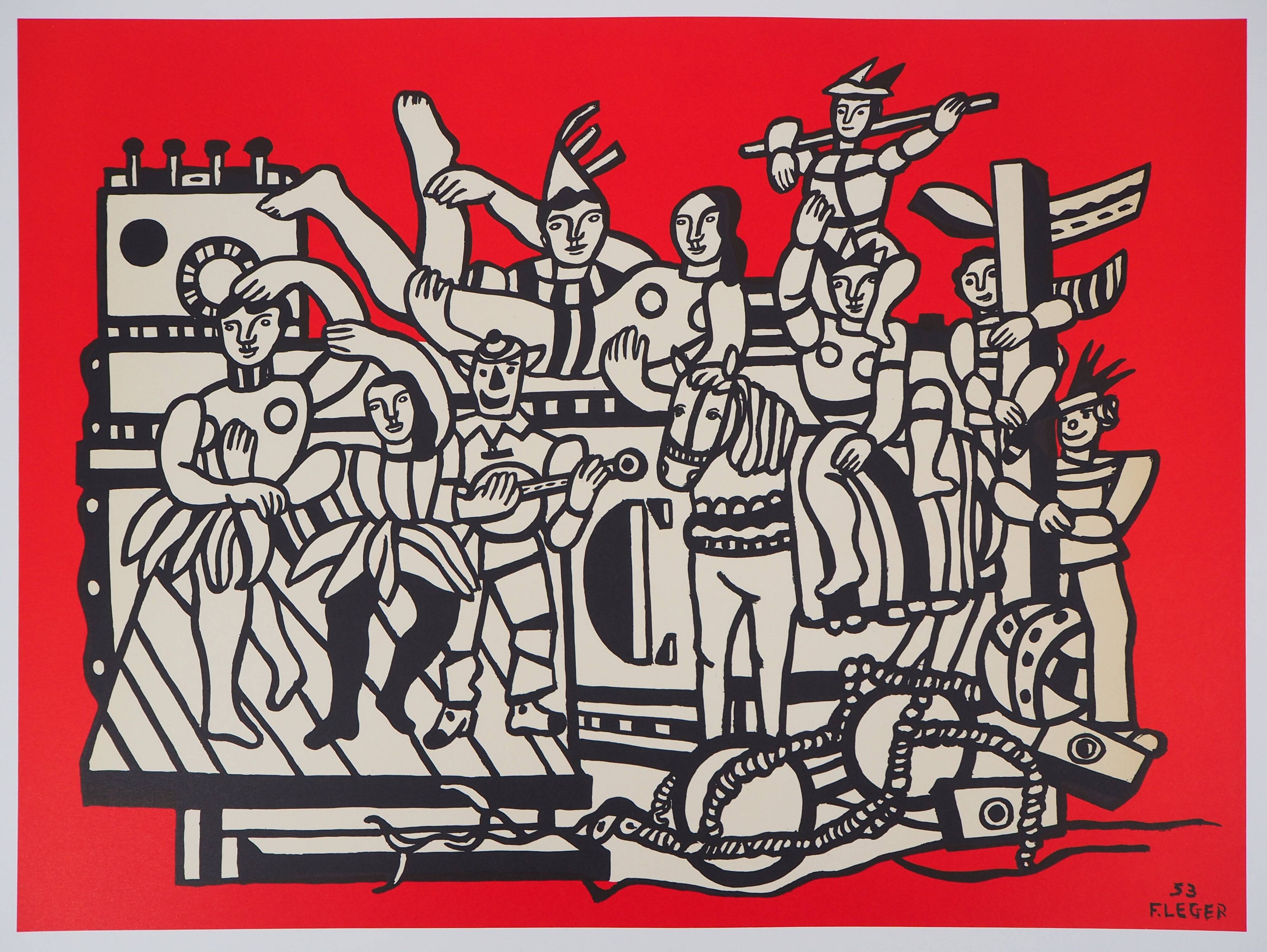 Fernand LÉGER: The great circus parade, signed lithograph