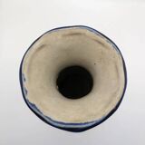 Vintage Signed Longwy Style Glazed Terracotta Vase