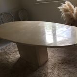 Travertine table