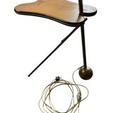 Vintage tripod floor lamp with shelf