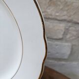 Villeroy & Boch large round plate in beige with gold trim
