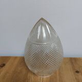 Globe conique en verre transparent