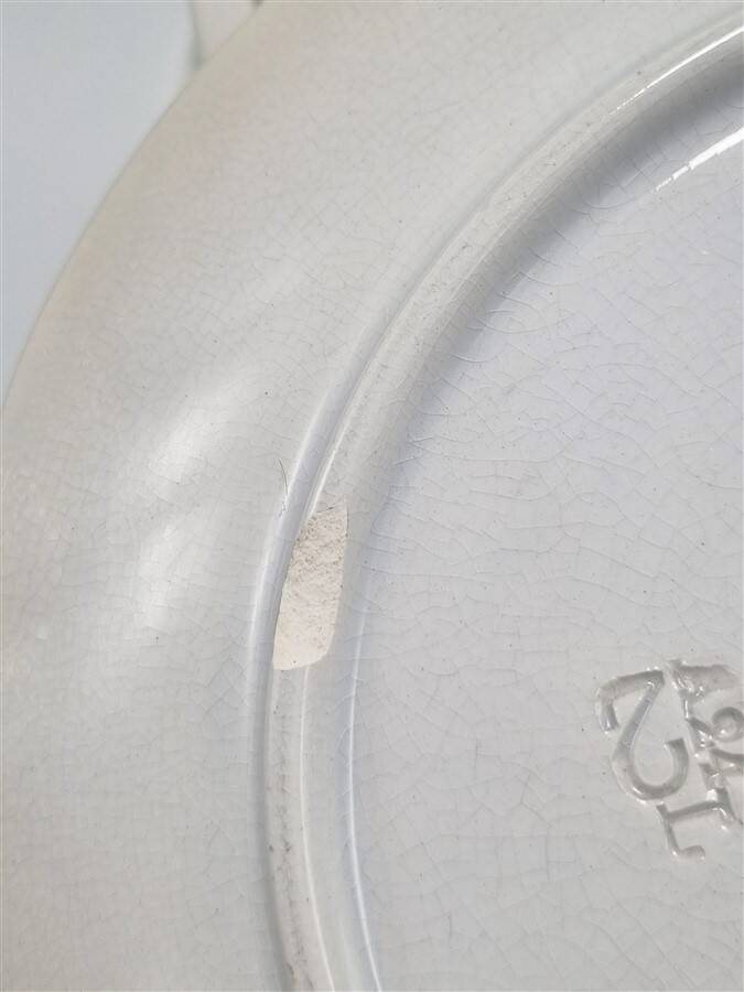 Digoin & Sarreguemines dessert plates