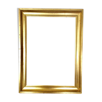 Gold-s length contemporary empty frame: 52x37 cm- total size: 60x45.5cm- Pr -3.5cm-