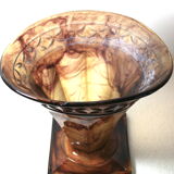 Pressed glass, Art Deco vase