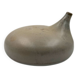 Mid-century organic modern gres vase, Franco Bucci Italy ca. 1970