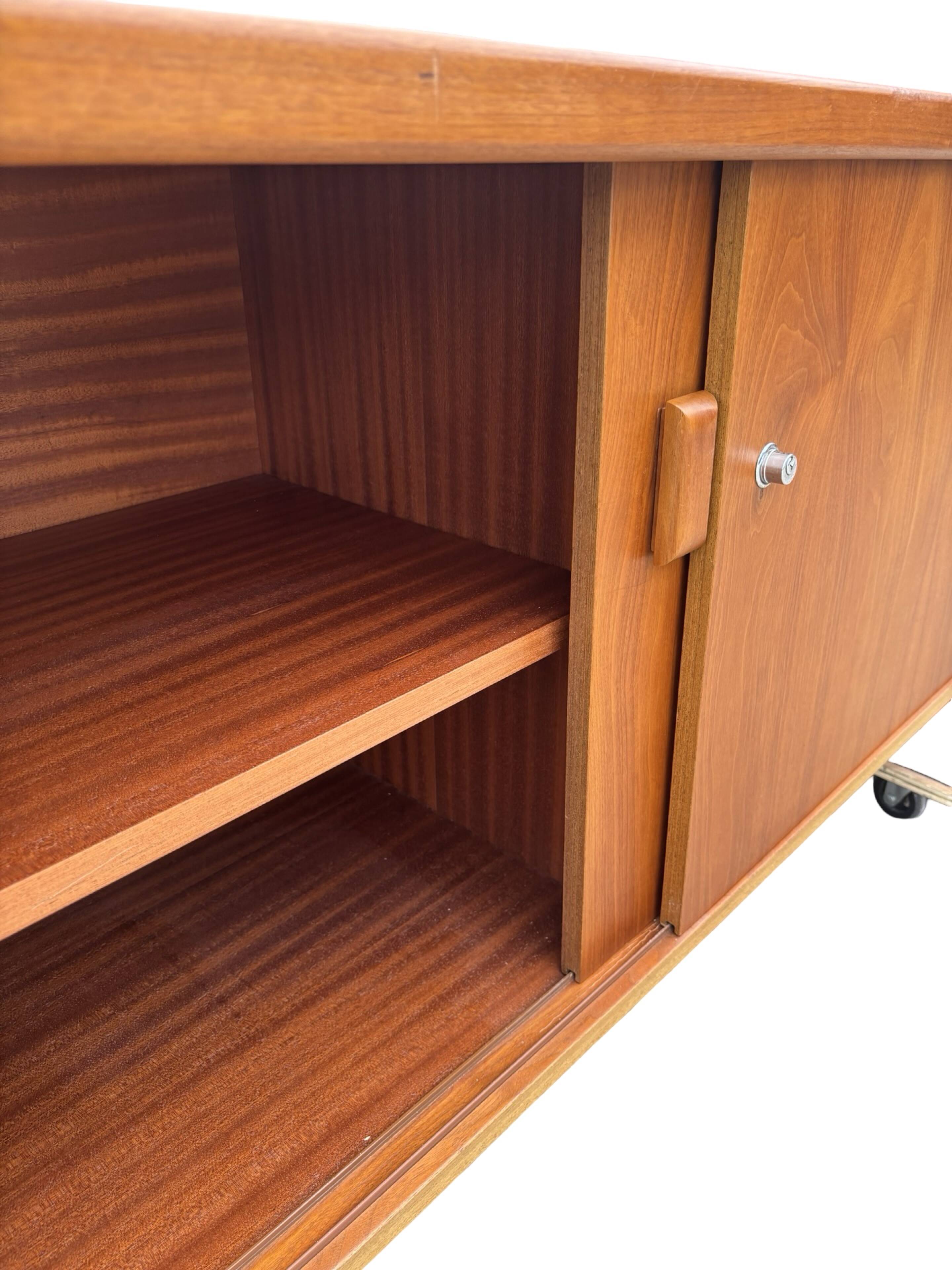 Vintage Sideboard Lowboard TV Cabinet 1960s Teak
