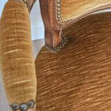 Paire de fauteuils cabriolets de style Louis XV