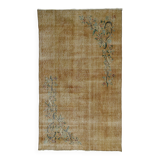 Turkish Anatolian Handmade Vintage Area Rug 210 cm x 124 cm