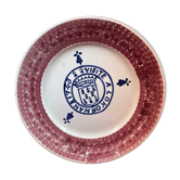 Détails sur  ancienne assiette visite à lokornan 1743 signé locronan comptoir des indes