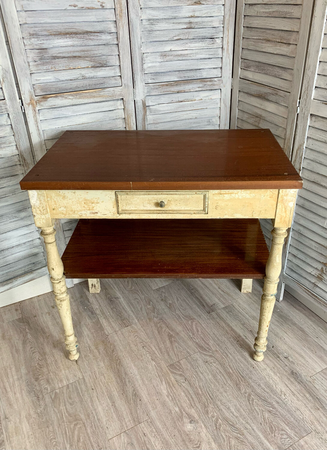 Table de ferme vintage