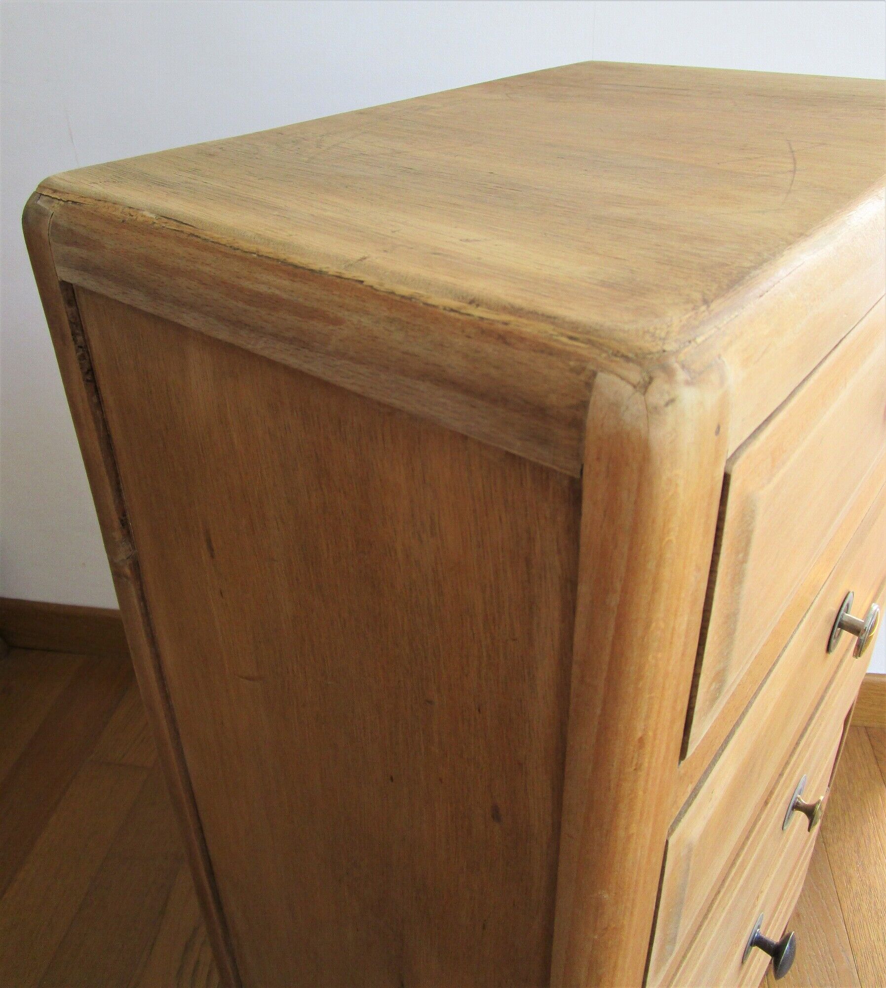 Wooden dresser five drawers vintage 50s