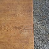 Oak farmhouse table 6 feet 2 drawers 200cm