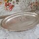 Oval top, vintage silver metal vegetable
