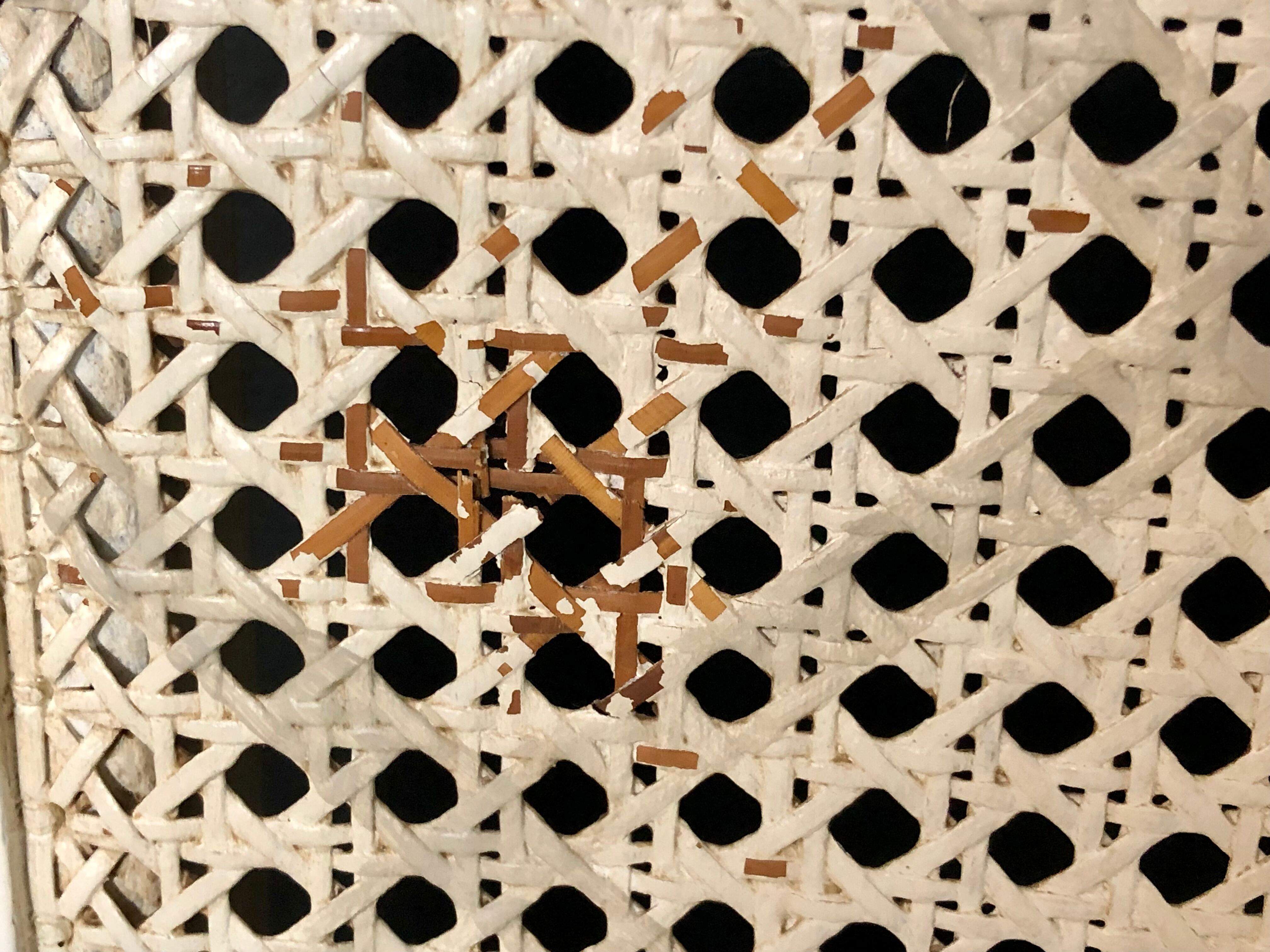 6 patinated Louis XVI style chairs