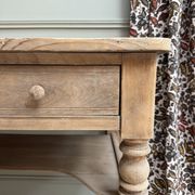 Small restored farmhouse console.