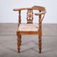 Vintage Danish Oak Corner Chair, 1940s