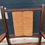 Pair of old brutalist design armchairs