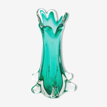 Vase Murano « Chambord » Vert