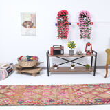 2x12 Narrow Vintage Runner Rug, 76x363Cm