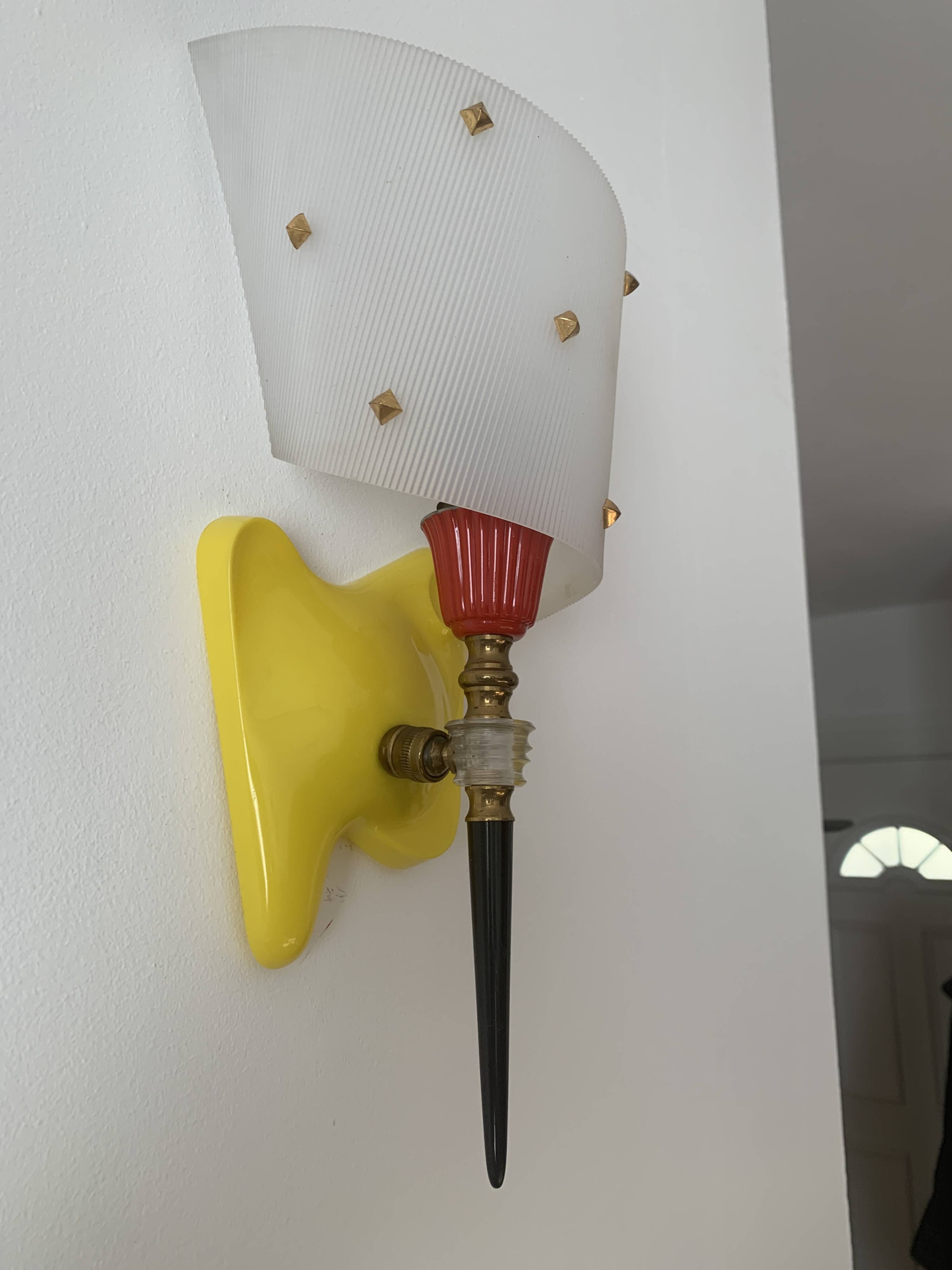 Vintage two-tone wall light