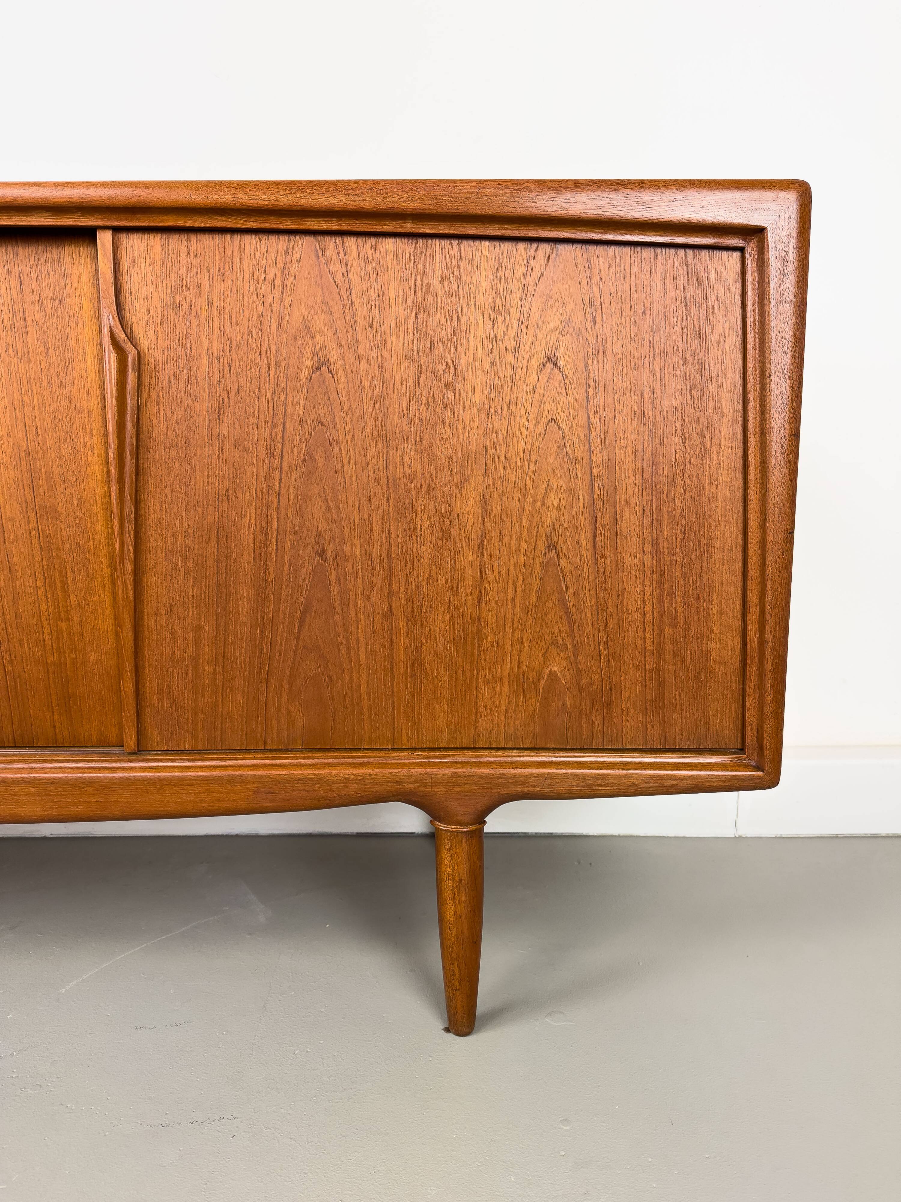 Danish teak sideboard by Axel Christensen / ACO Møbler, 1960s