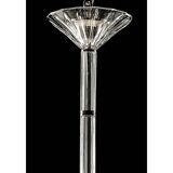 Majestic Imperial Murano Glass “Rigadin” Chandelier in Crystal Clear