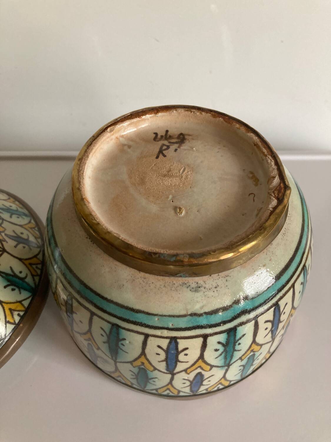 Old Moroccan Jobbana pottery