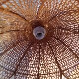 Relux Italy wicker flower pendant light