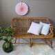 Vintage rattant sofa