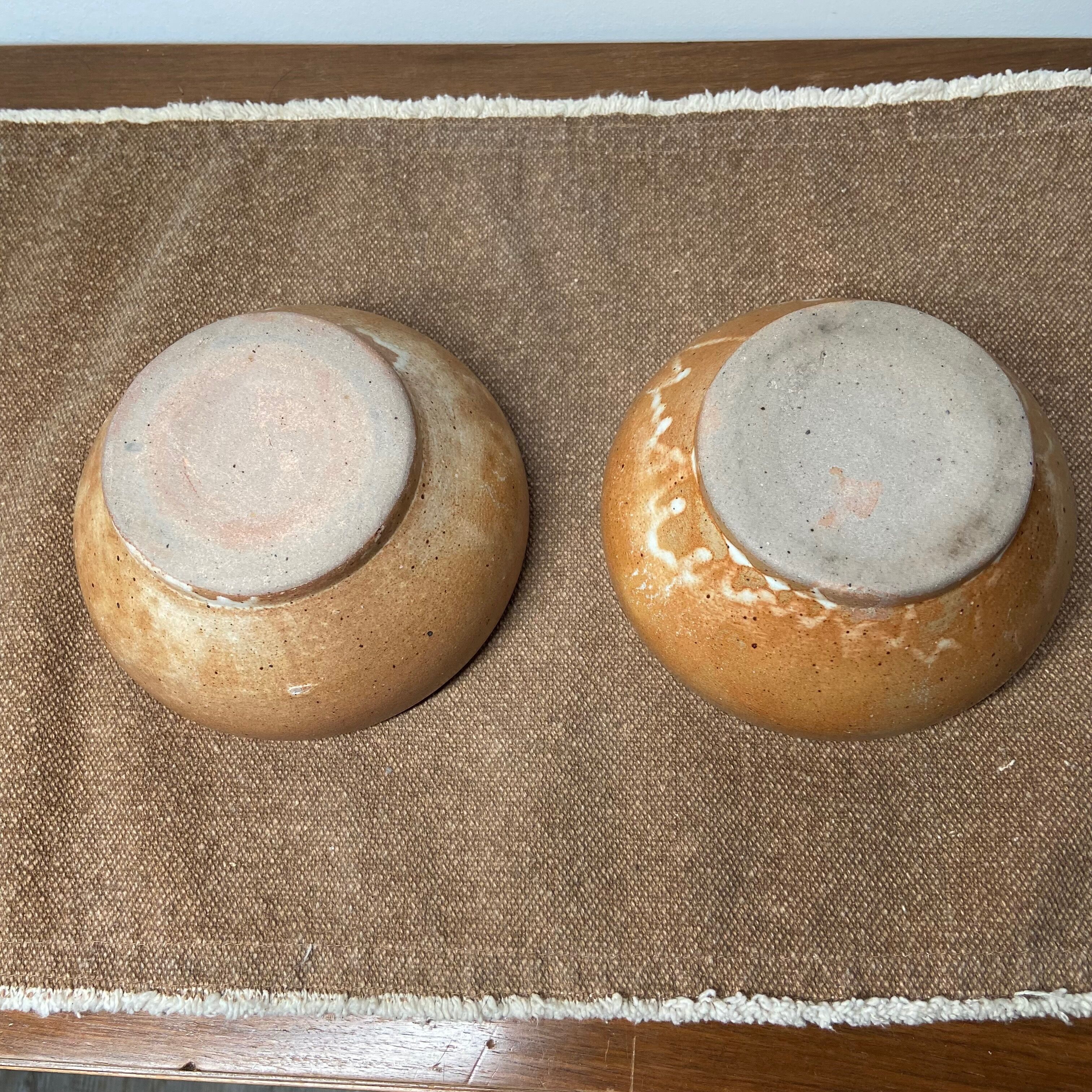 2 bols en grès xl