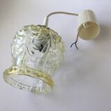 Vintage glass pendant lamp