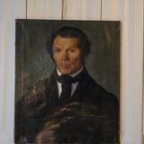 Unknown antique master portrait of a noble gentleman, oil on canvas