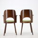 1960s set of four Oswald Haerdtl dining chairs, Czechoslovakia