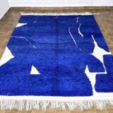 Moroccan rug, blue, 150/250cm