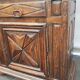 Louis XIII style two-piece recessed high wardrobe