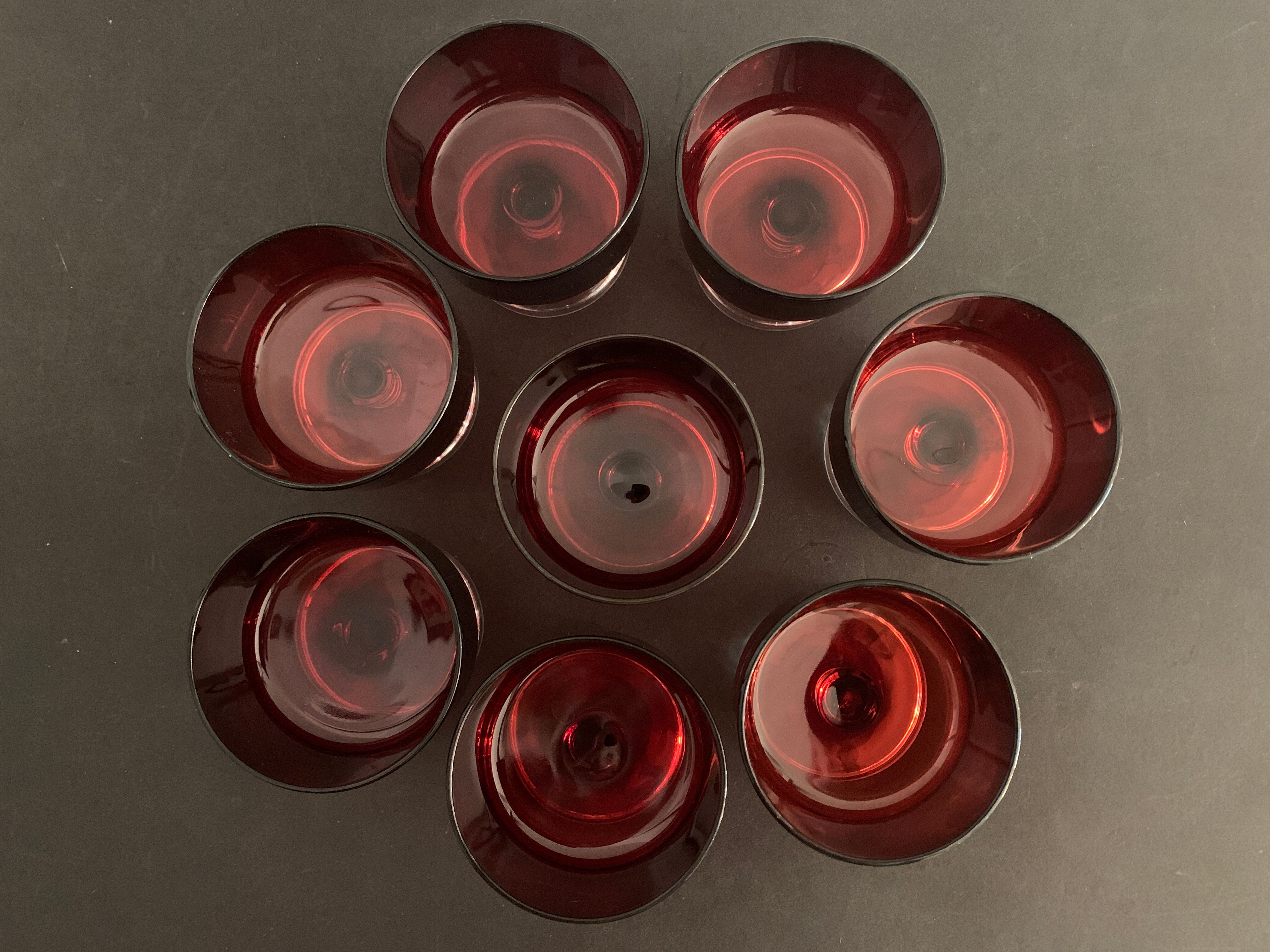 8 coupes à champagne ou dessert Luminarc 1970