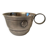 Silver metal cup
