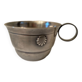 Silver metal cup