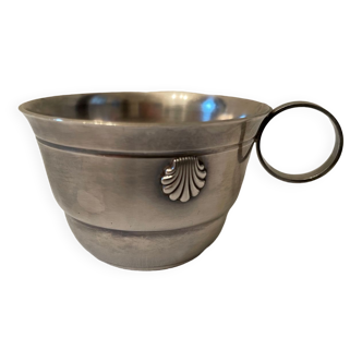 Silver metal cup